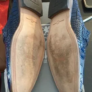 Blue Stacy Adams Gators Slip Ons 00049 53 Blue Madison Cap Toe Slip-On - GQ Gentlemen main image 3